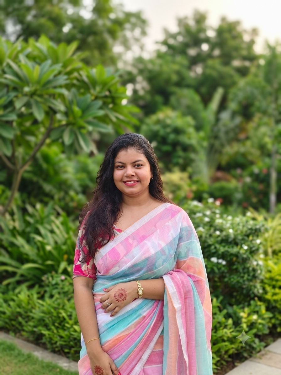 Isha, founder of Isha & Handwoven